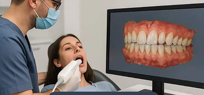 اسکن سه بعدی دندان